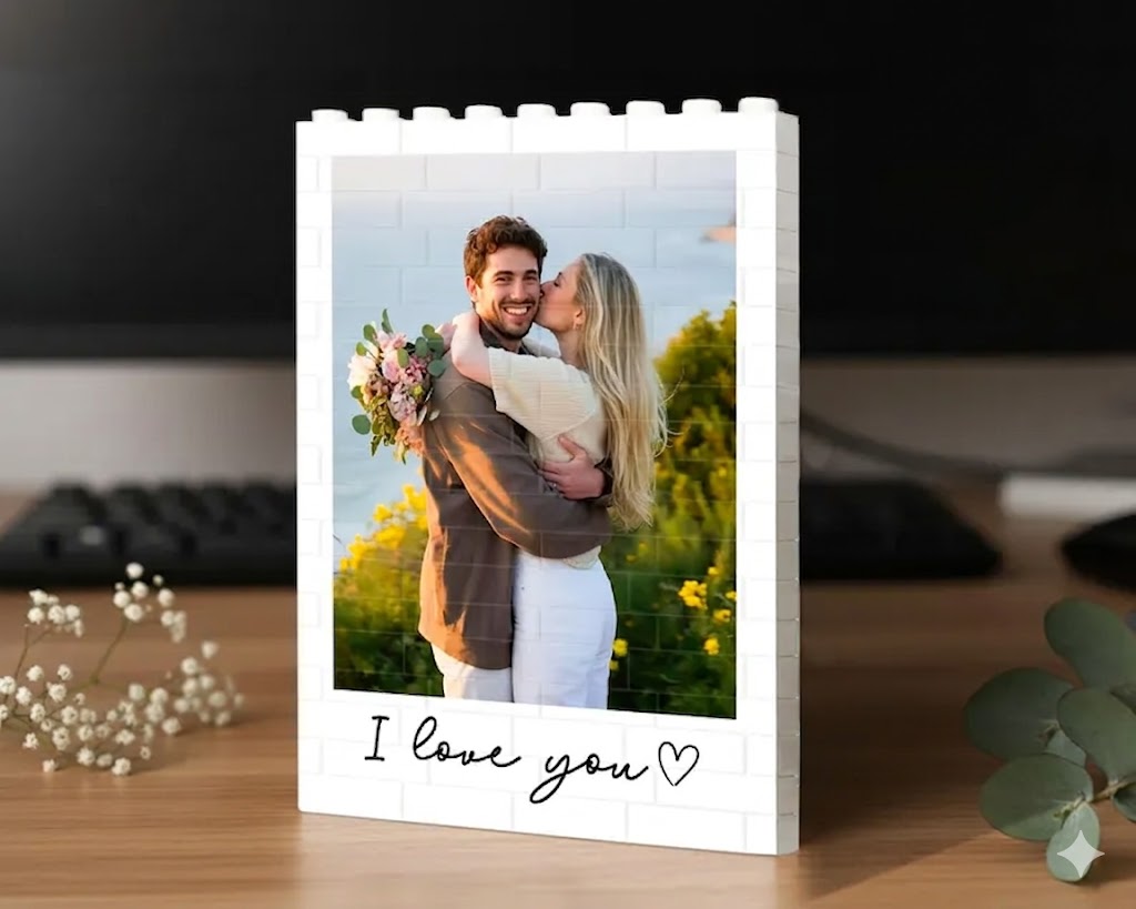 Custom Double Side Print Building Blocks for Mom Mama Puzzle Gift Mother’s Day Gift Mom Birthday Gift Photo Building Brick Mother's Day Keepsake
