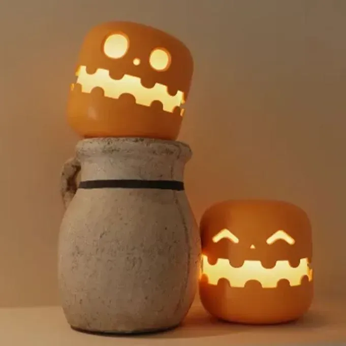 Pumpkin Night Light - Fun and Creative Gift, Ambiance Lamp Halloween Decoration Pumpkin Lantern for Halloween