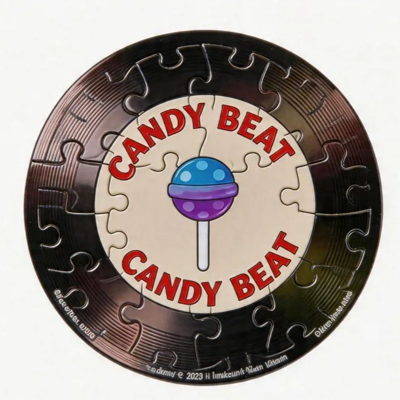 Custom Puzzle Magnet Fridge Tile Personalized Square Round Album Cover Style Refrigerator Magnet