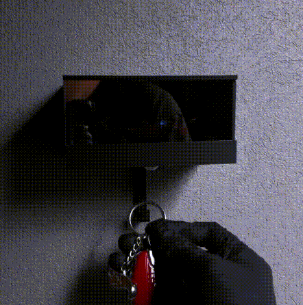 Mini Garage Key Holder for 1:64 Scale Cars Wall Mount Display Gift for Car Lovers