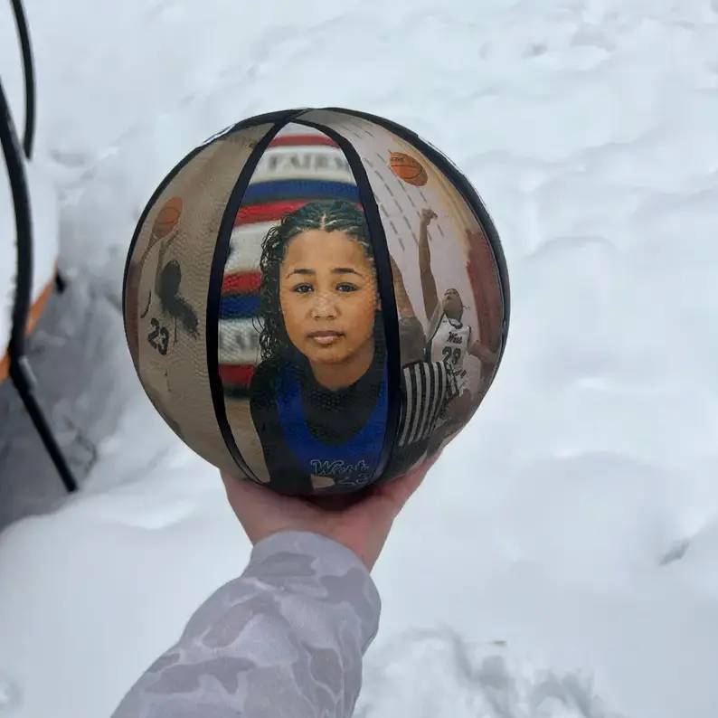 Custom Photo Basketball Eight-Panel Printed Ball for Indoor and Outdoor Play