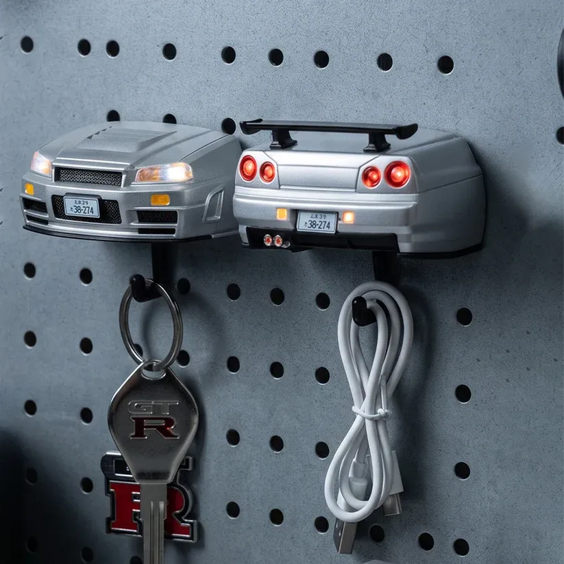 JDM Lconic Light Wall Mount Key Holder The Ultimate JDM Home Decor