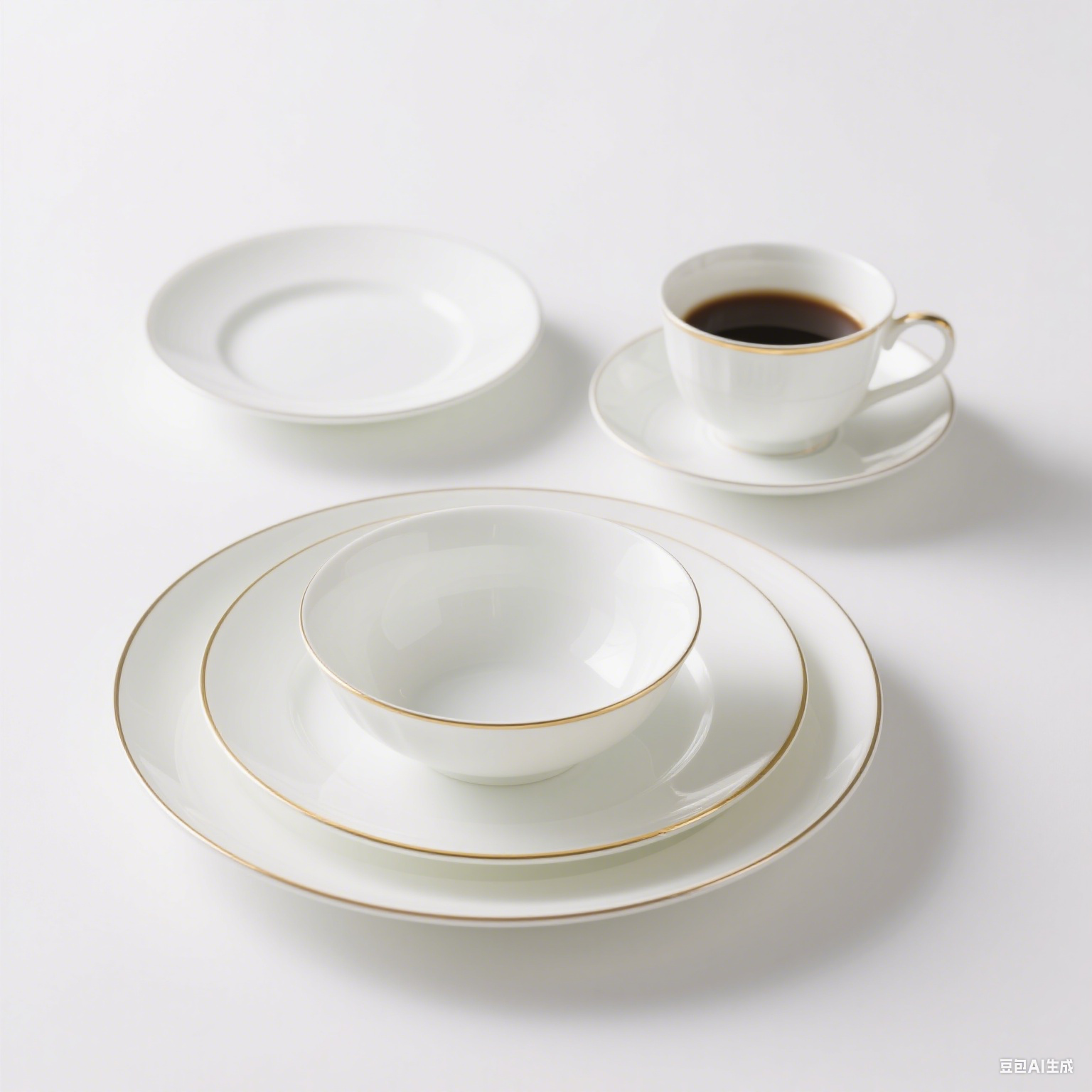 Bone china dinnerware set