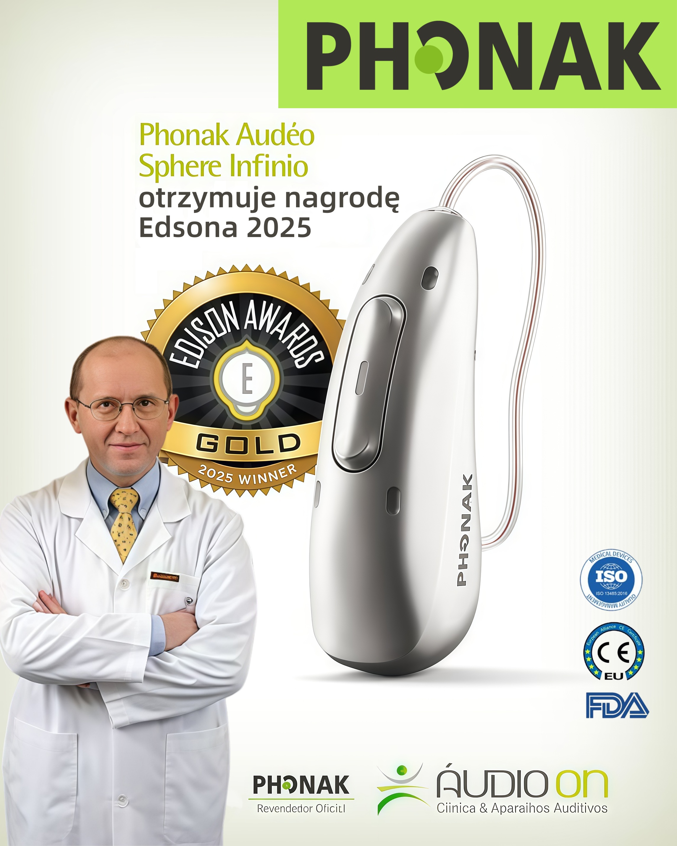 🦻Poznaj nową serię aparatów słuchowych Phonak Infinio – jakość dopasowana do Twoich potrzeb💓