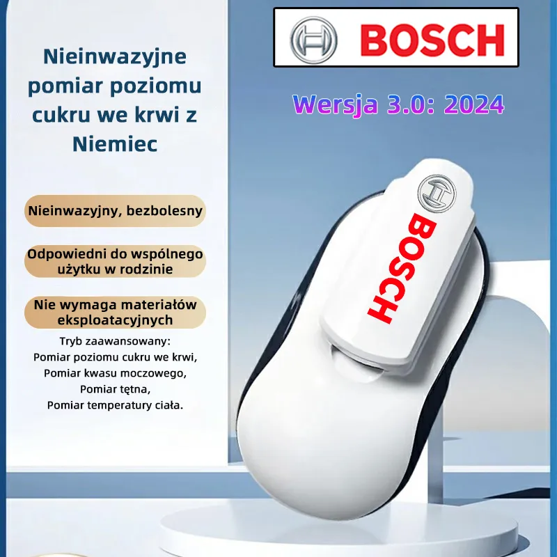 Bezbolesny i nieinwazyjny wielofunkcyjny glukometr Bosch