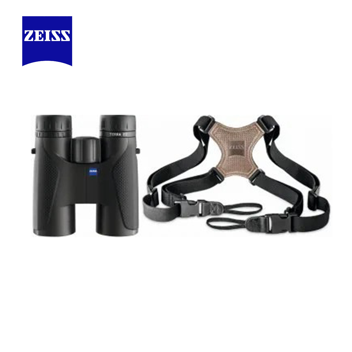 ZEISS Terra ED 10x42 černá + křížový pásek Zeiss Comfort