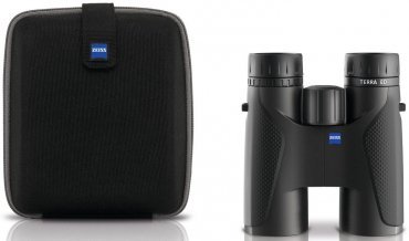 ZEISS Terra ED 10x42 black + Zeiss Comfort cross strap