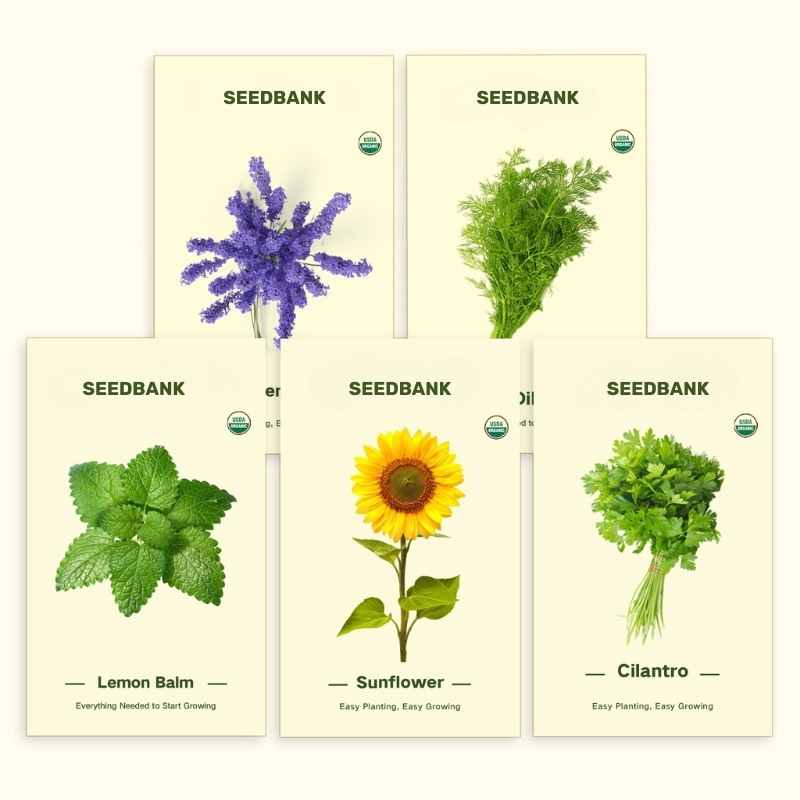 All-in-One Anti-Bug Companion Plant Seeds 5-Pack