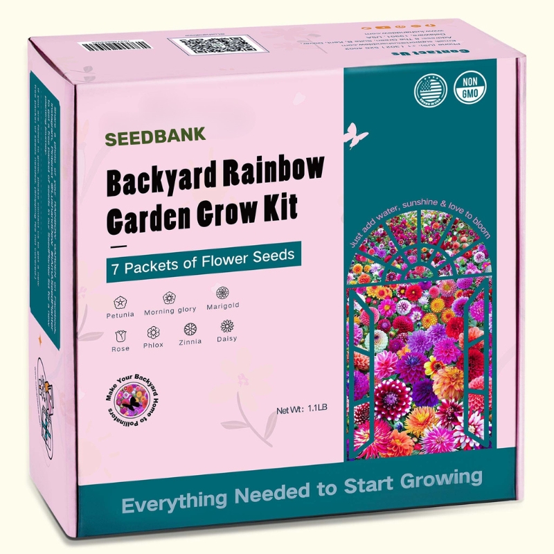 Seedbank Container Garden - Rainbow Garden Grow Kit