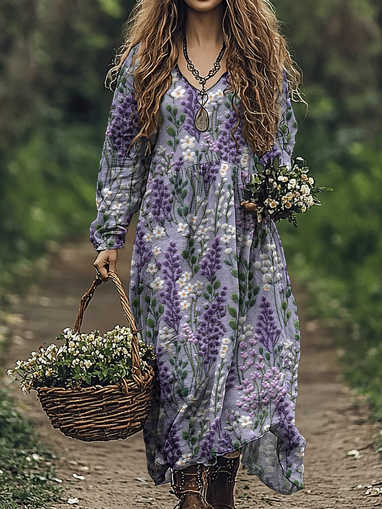 Elin - Vintage Floral Dress main image 1