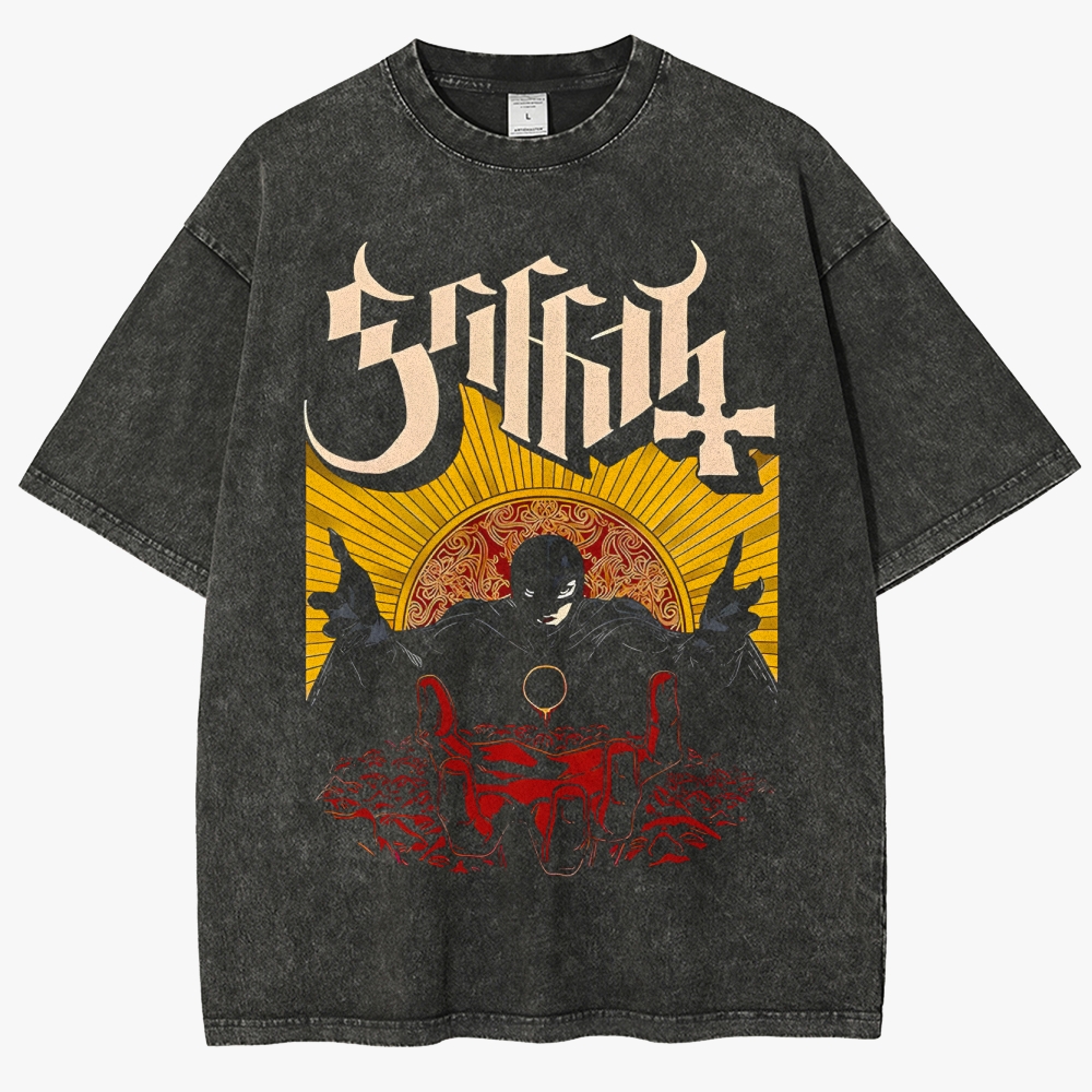90s Manga Merch Guts Anime Berserk Unisex Fit Washed T-Shirt 
