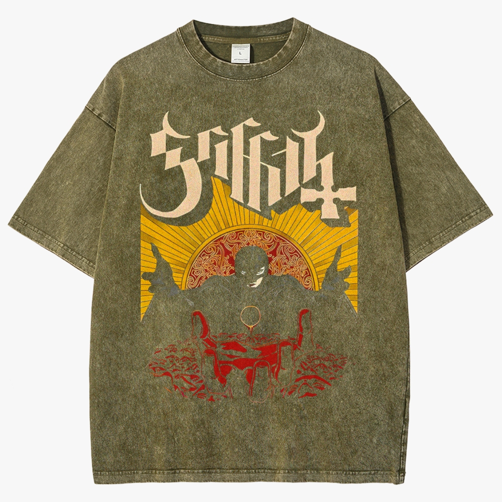 90s Manga Merch Guts Anime Berserk Unisex Fit Washed T-Shirt 