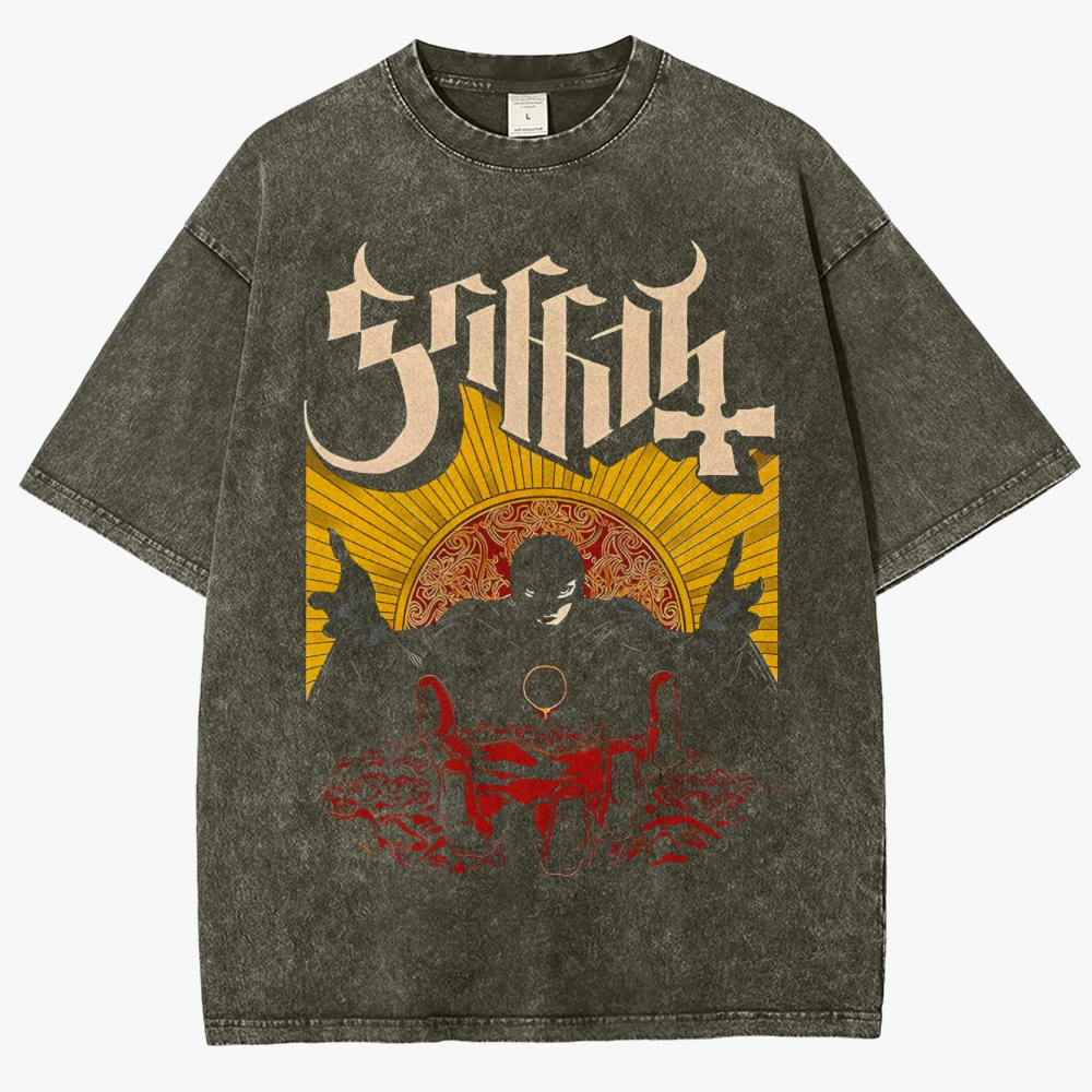 90s Manga Merch Guts Anime Berserk Unisex Fit Washed T-Shirt 