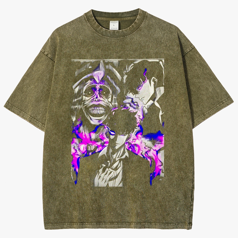 Solo Leveling Vintage Unisex Fit Washed T-Shirt