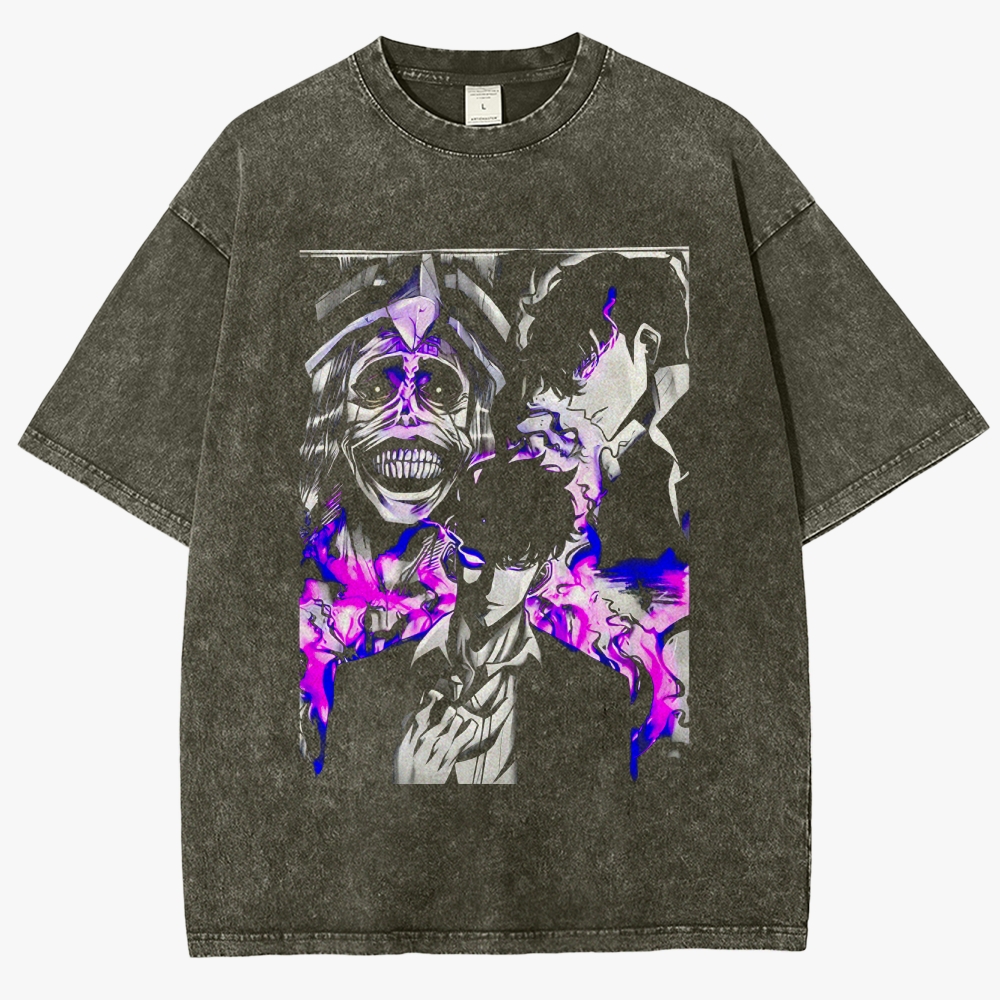 Solo Leveling Vintage Unisex Fit Washed T-Shirt