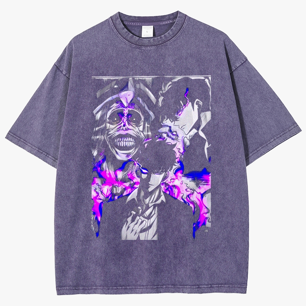 Solo Leveling Vintage Unisex Fit Washed T-Shirt