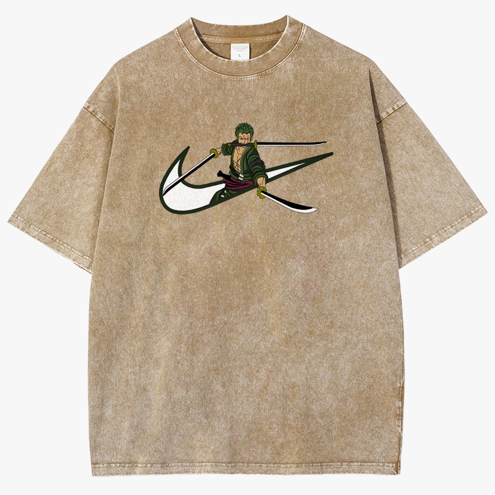 One Piece Anime Unisex Fit Washed T-Shirt