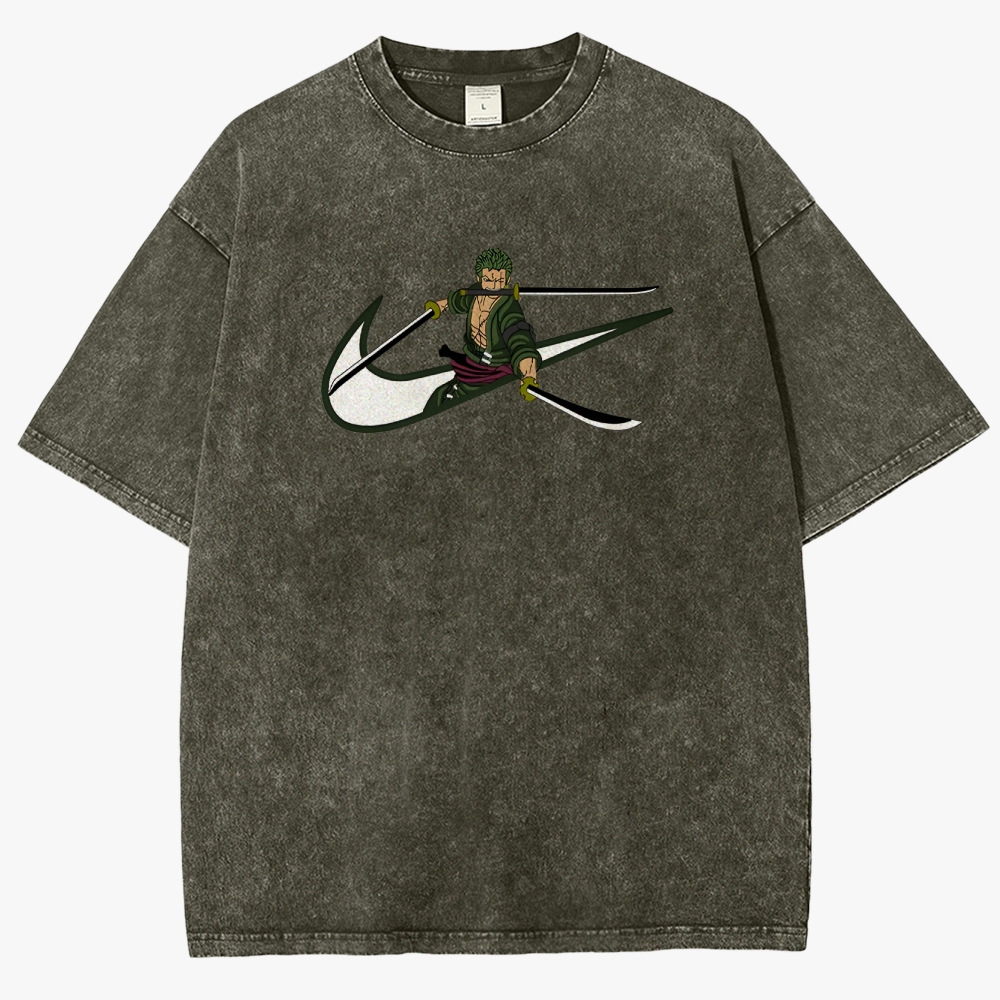 One Piece Anime Unisex Fit Washed T-Shirt