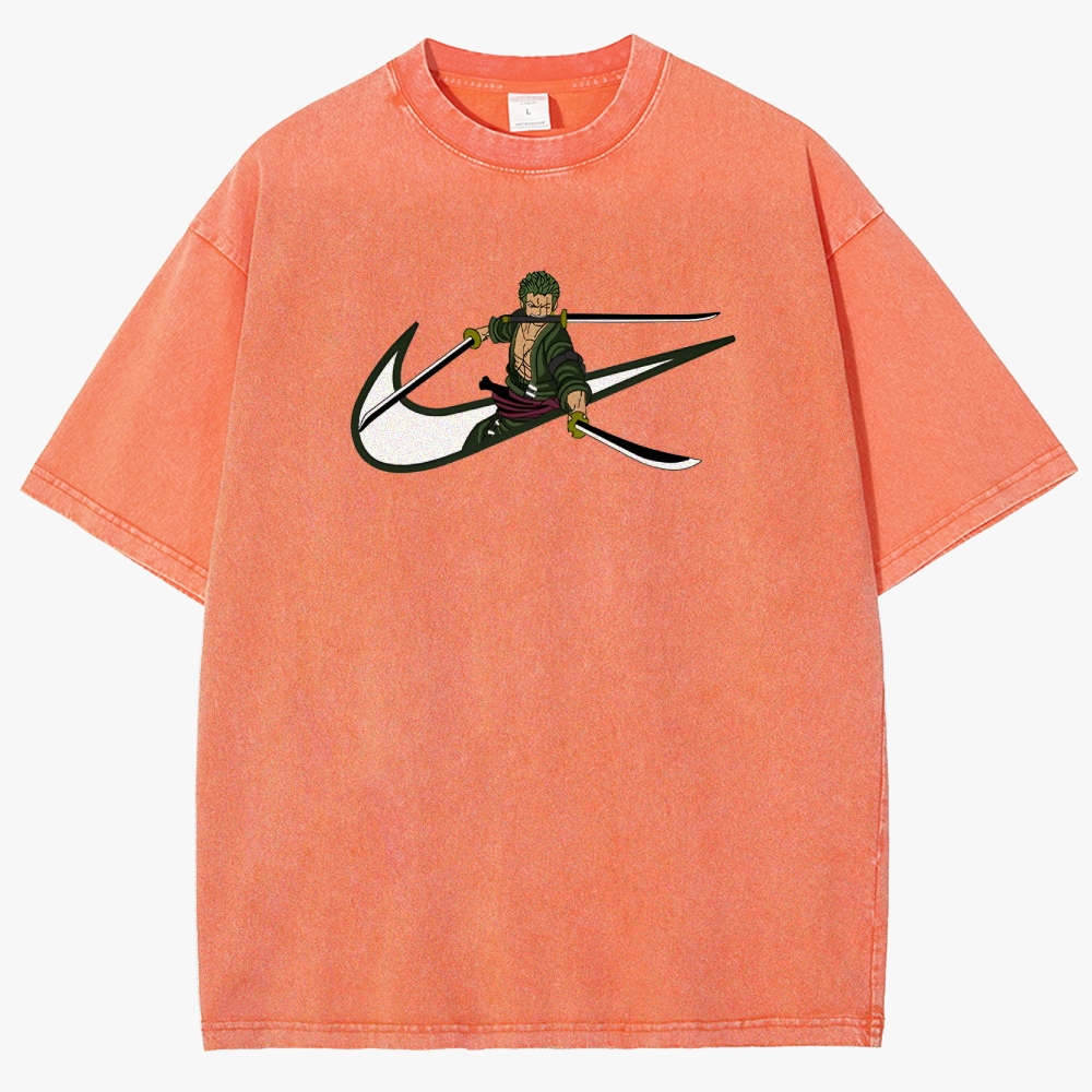 One Piece Anime Unisex Fit Washed T-Shirt