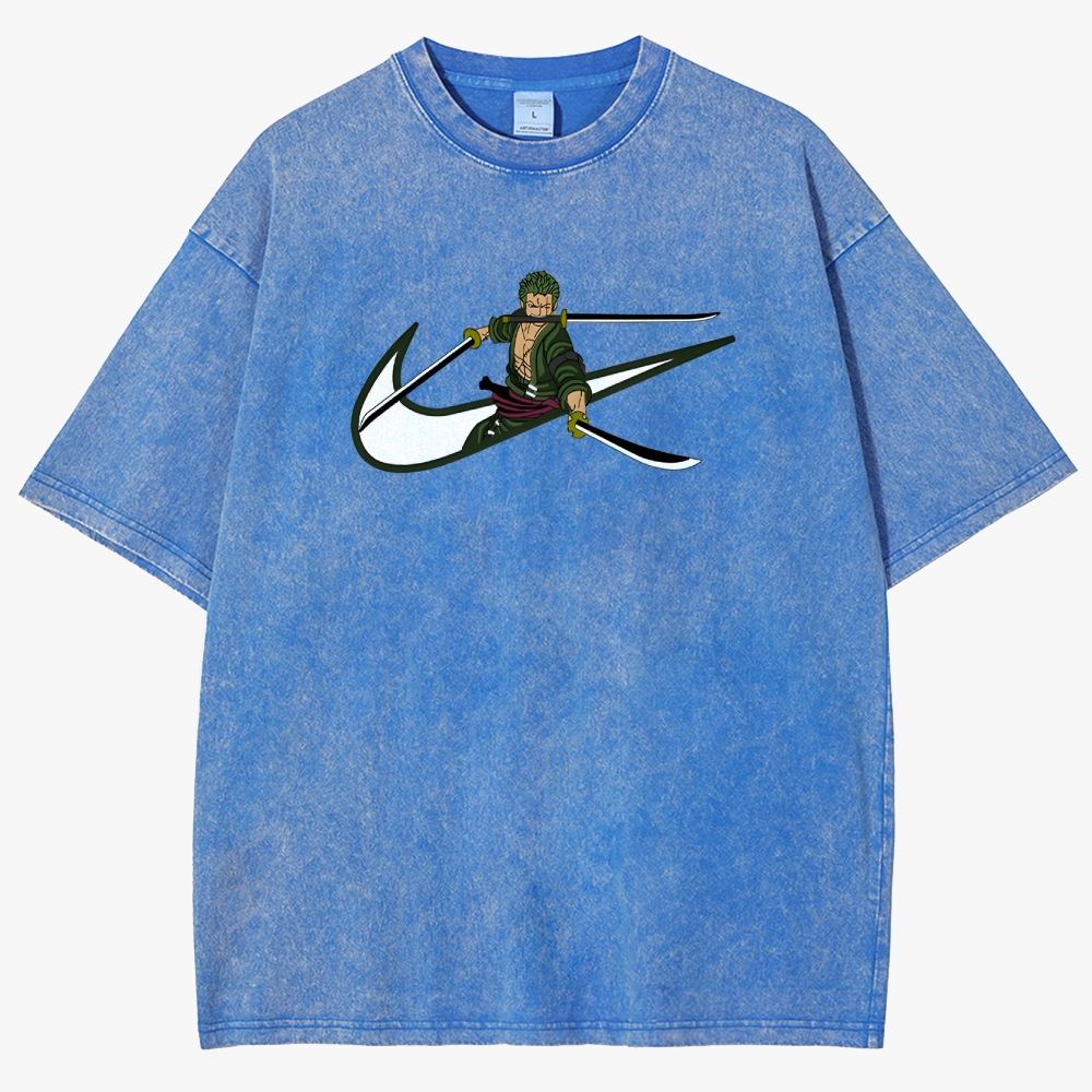 One Piece Anime Unisex Fit Washed T-Shirt