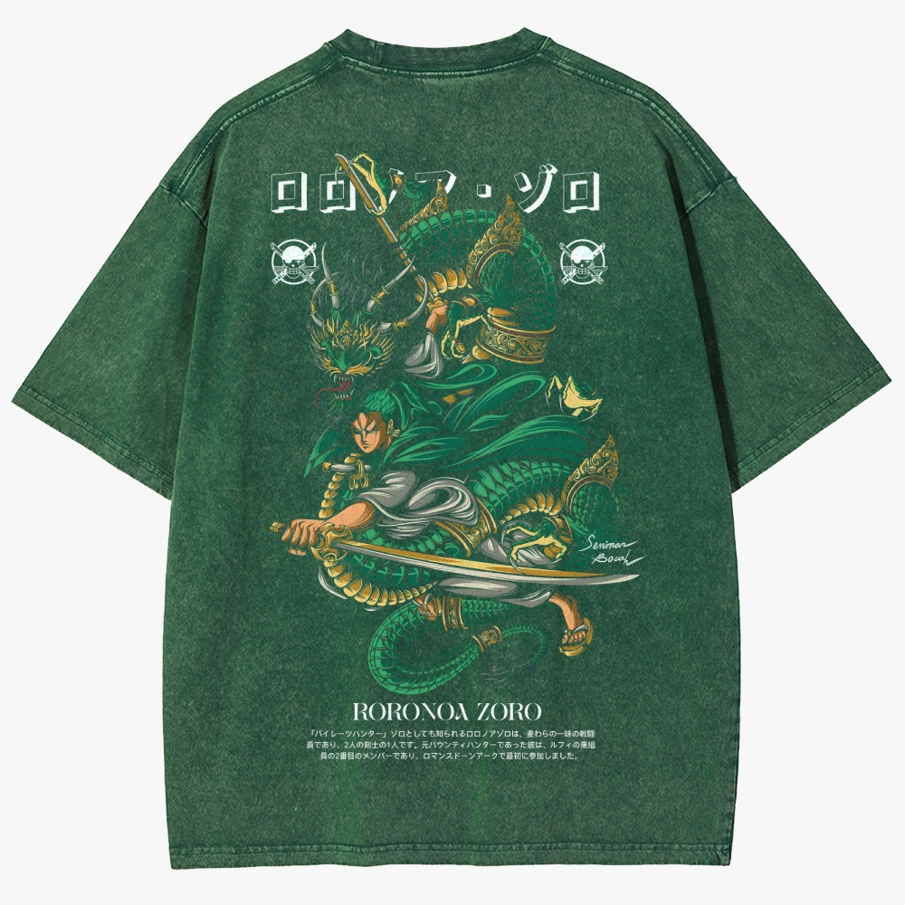 One Piece Anime Unisex Fit Washed T-Shirt