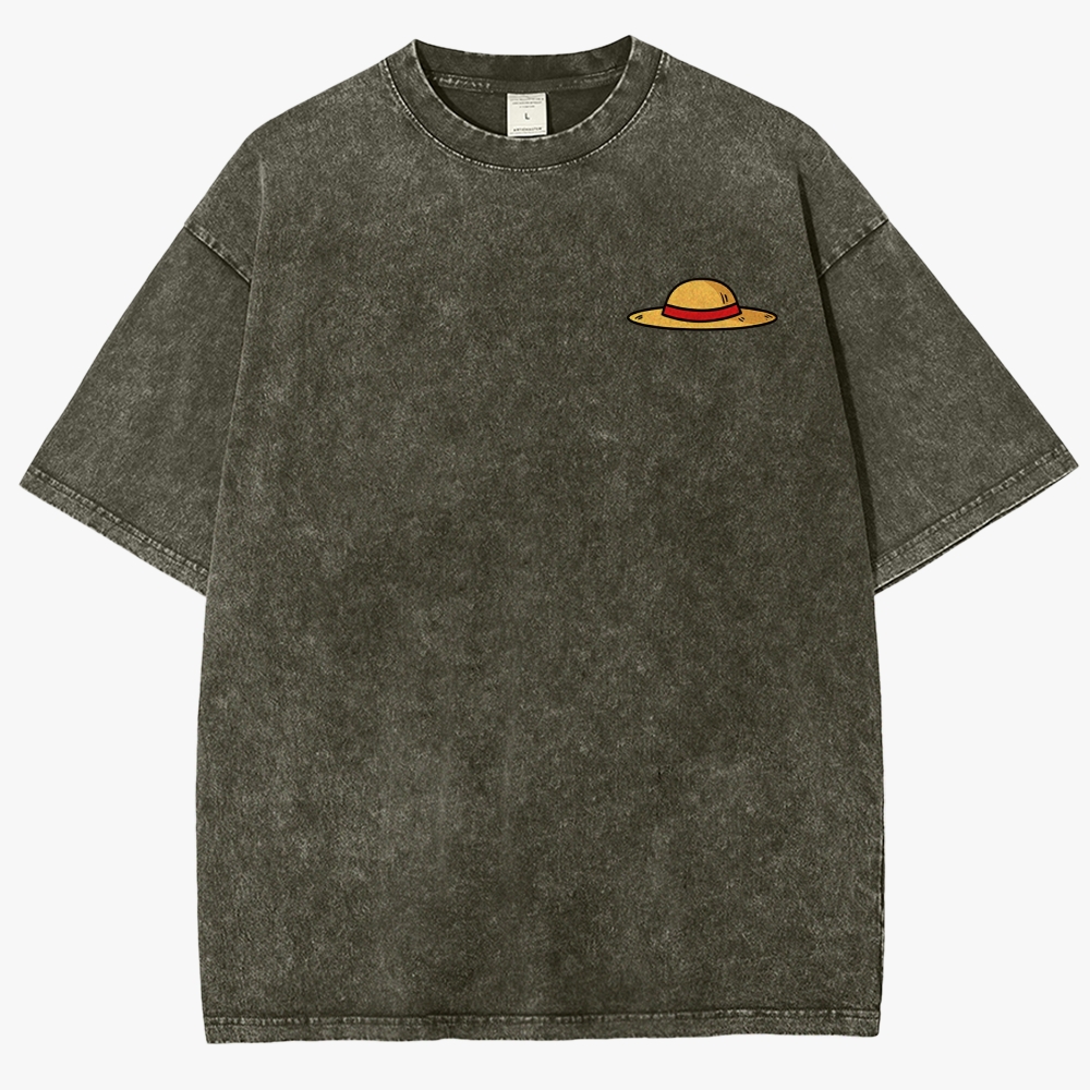 One Piece Anime Unisex Fit Washed T-Shirt