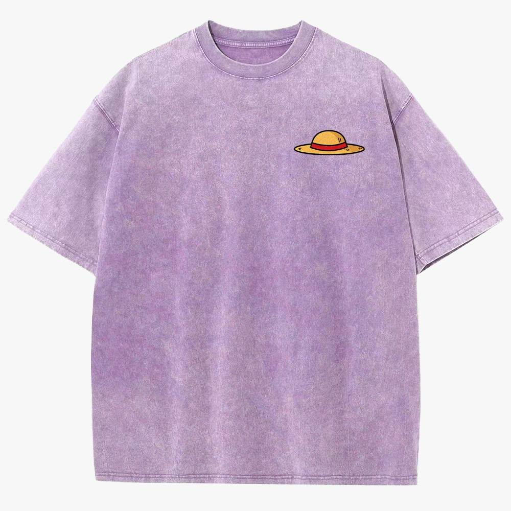 One Piece Anime Unisex Fit Washed T-Shirt