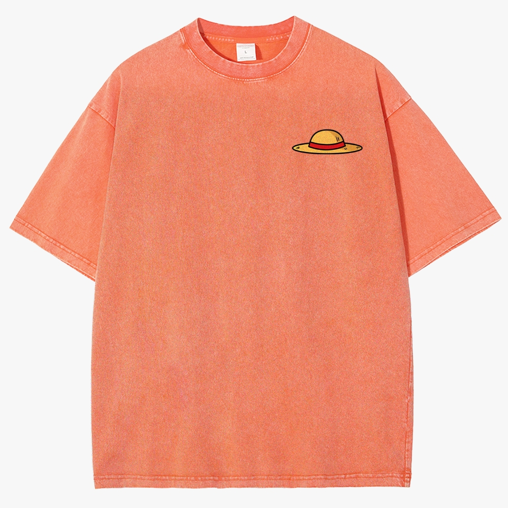 One Piece Anime Unisex Fit Washed T-Shirt