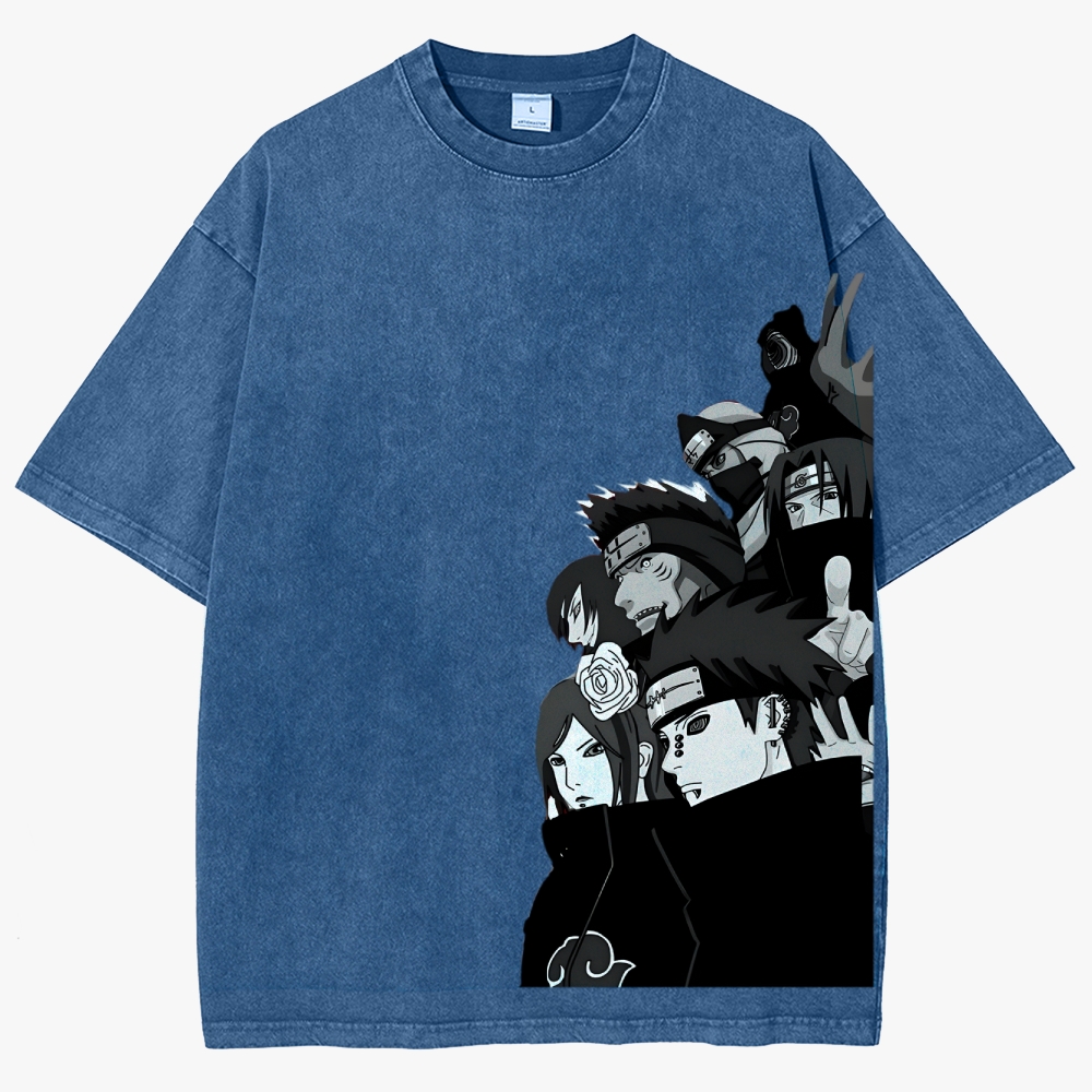 Naruto Unisex Fit Washed T-Shirt 2504006054