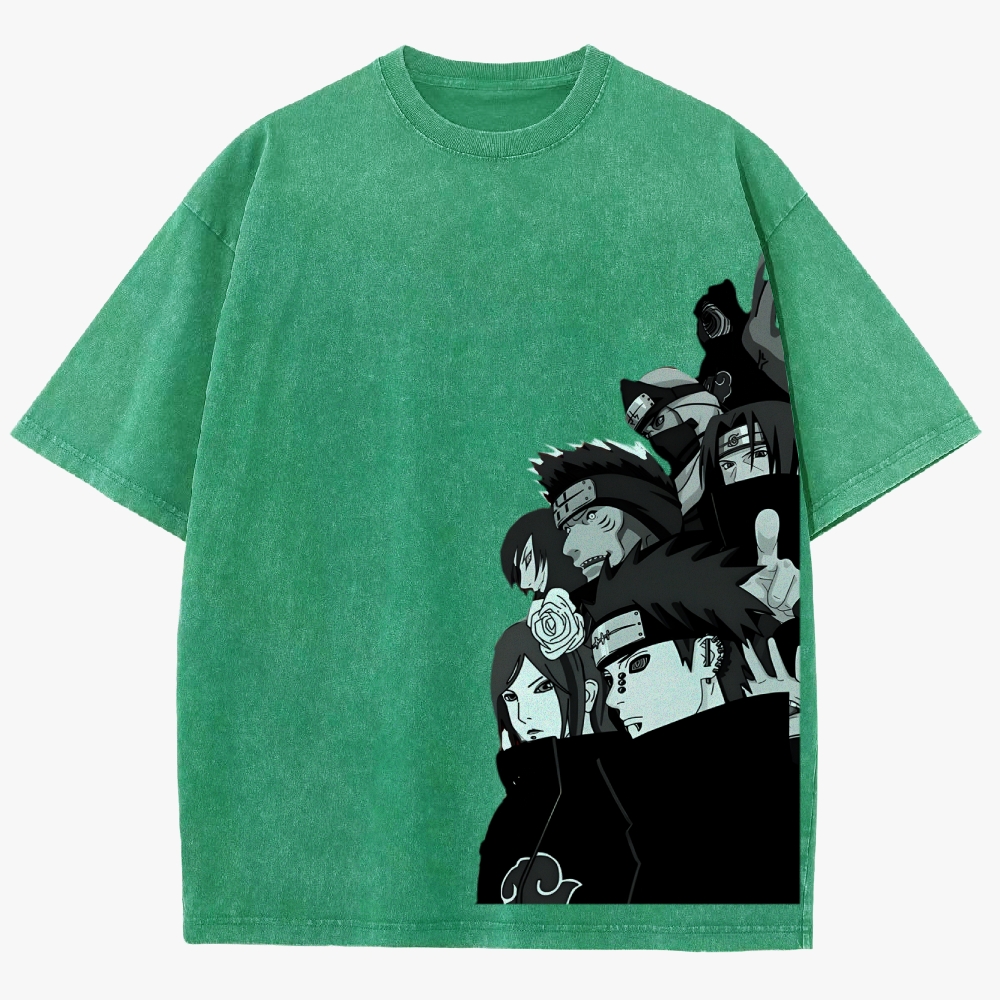 Naruto Unisex Fit Washed T-Shirt 2504006054