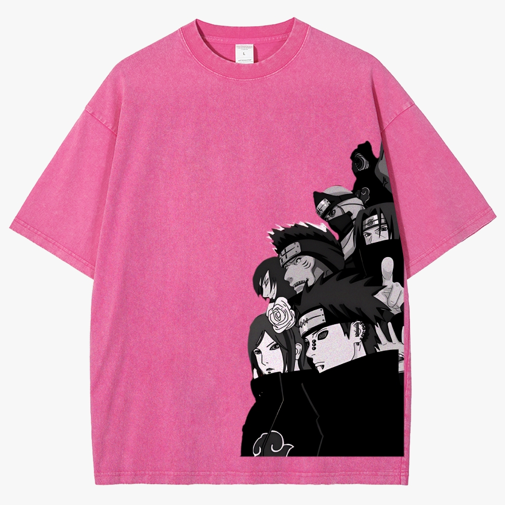 Naruto Unisex Fit Washed T-Shirt 2504006054