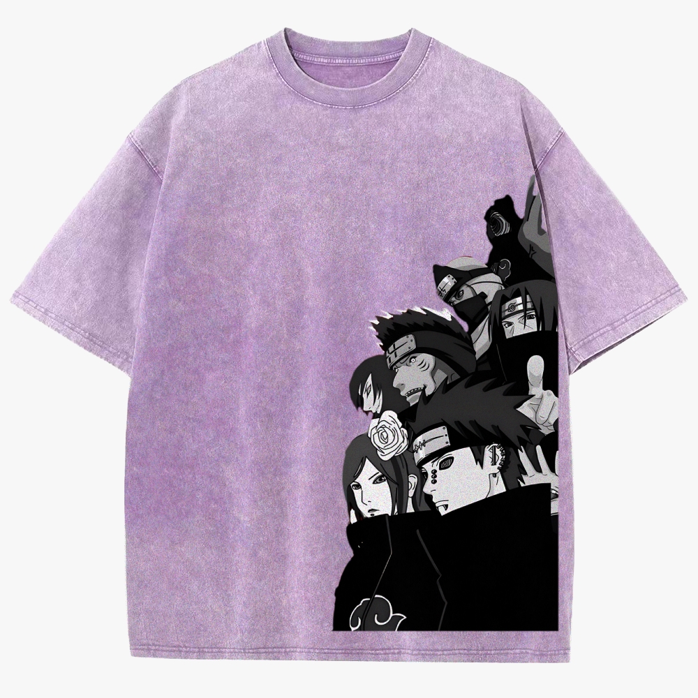 Naruto Unisex Fit Washed T-Shirt 2504006054