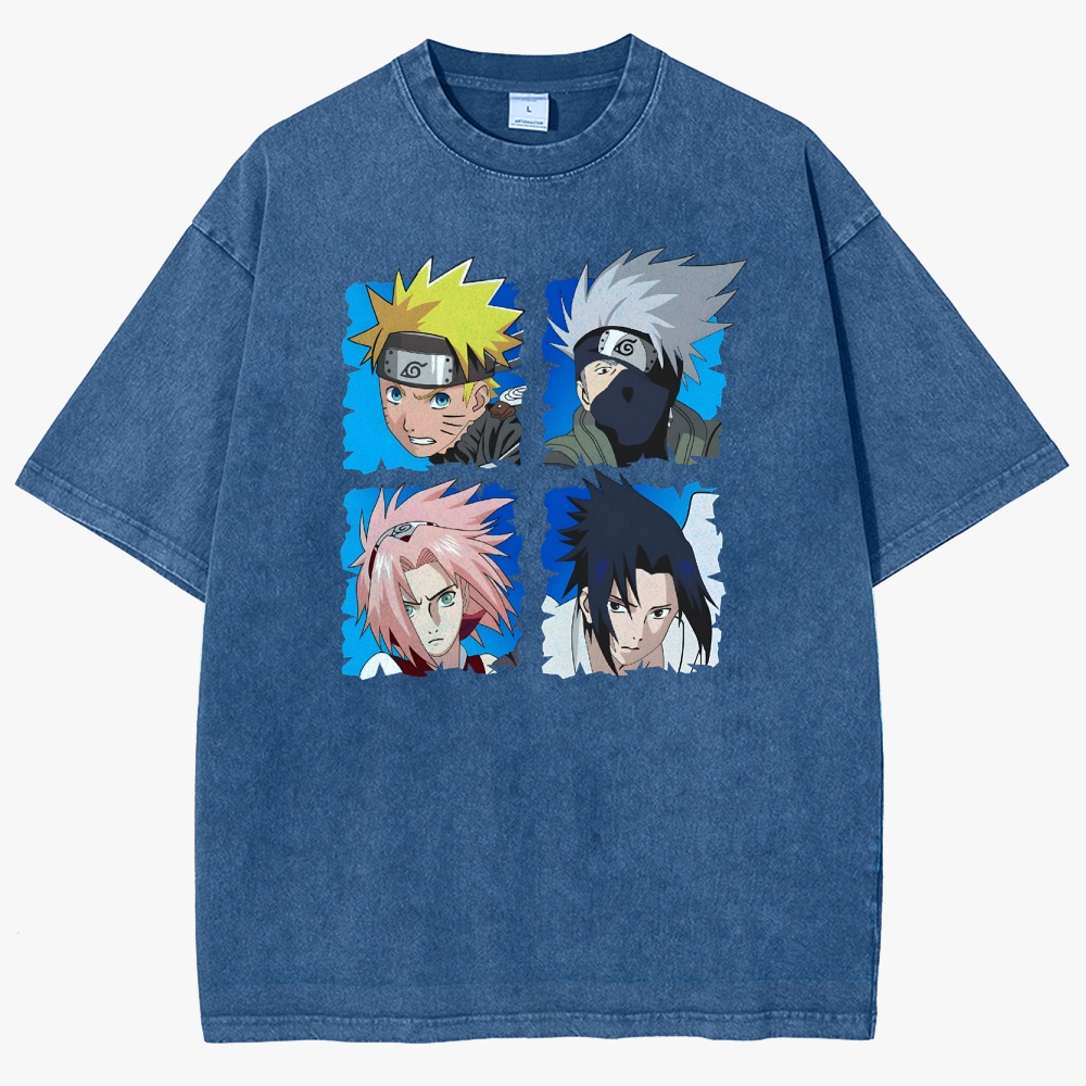 Naruto Unisex Fit Washed T-Shirt 