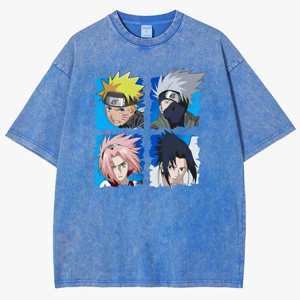 Naruto Unisex Fit Washed T-Shirt 
