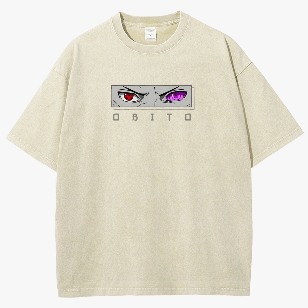 Naruto Anime Unisex Fit Washed T-Shirt