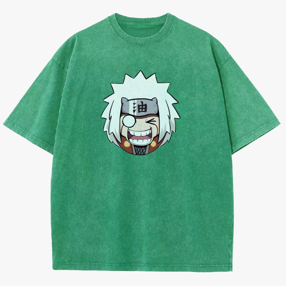 Naruto  JIRAYA Unisex Fit Washed T-Shirt