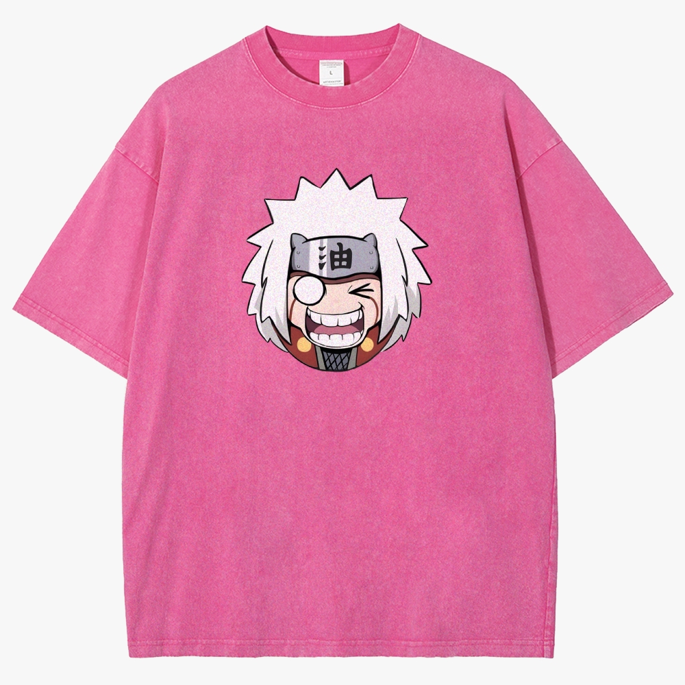 Naruto  JIRAYA Unisex Fit Washed T-Shirt