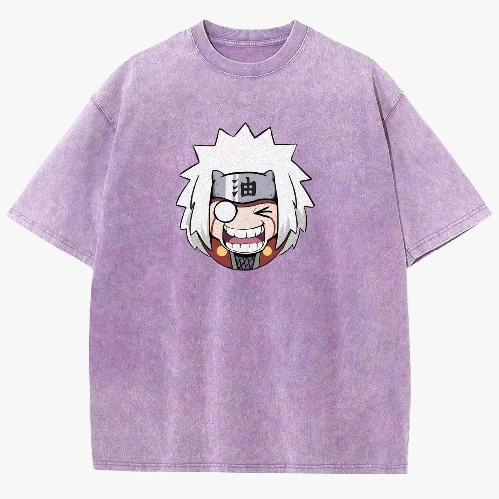 Naruto  JIRAYA Unisex Fit Washed T-Shirt