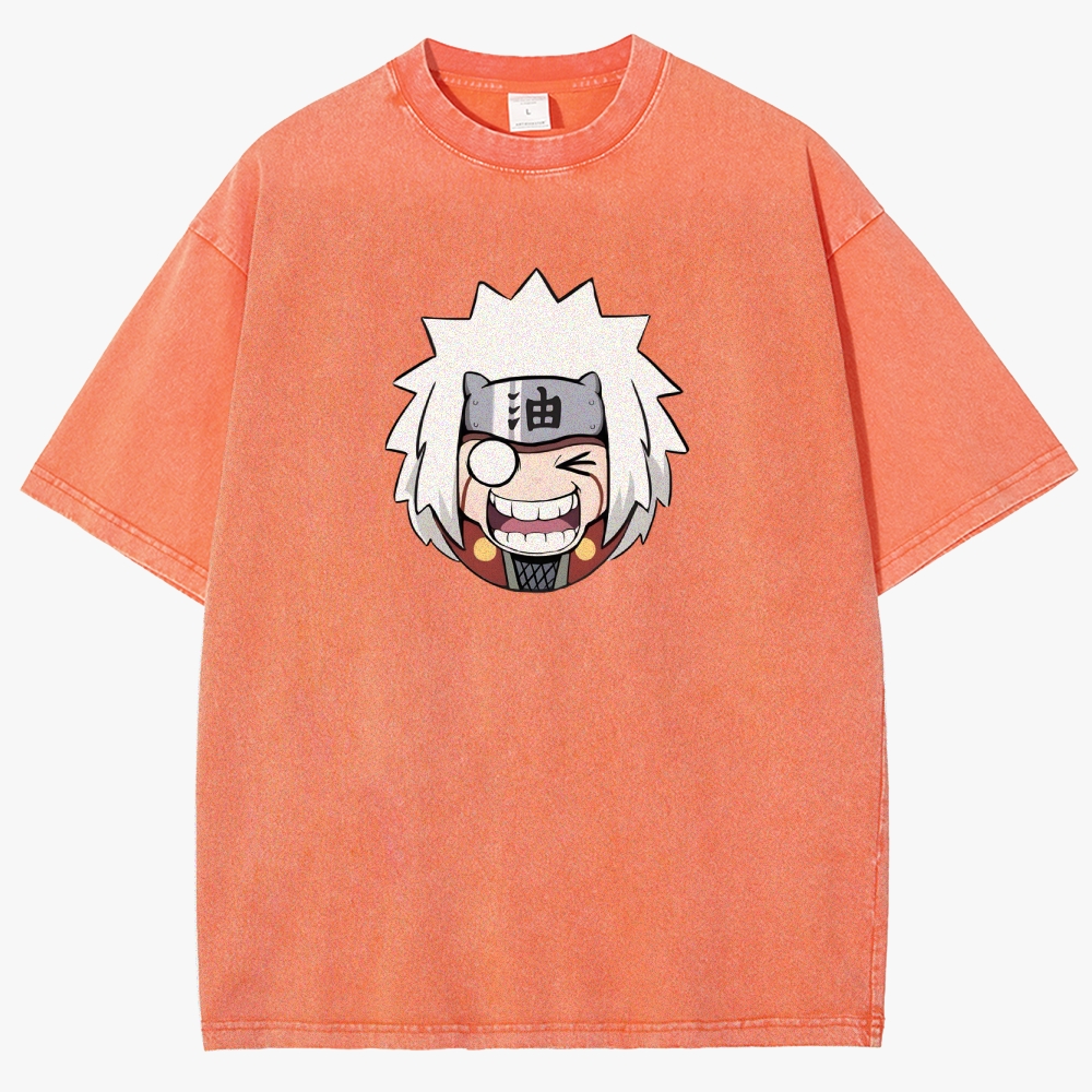 Naruto  JIRAYA Unisex Fit Washed T-Shirt