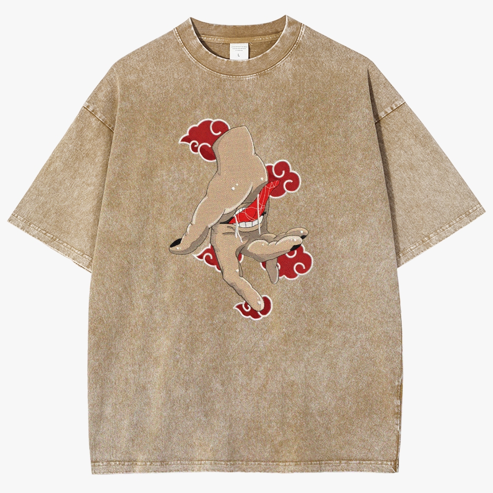 Naruto Unisex Fit Washed T-Shirt