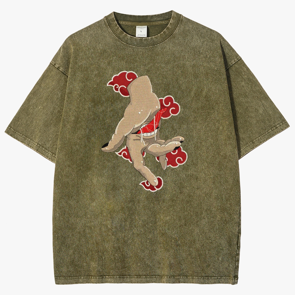 Naruto Unisex Fit Washed T-Shirt