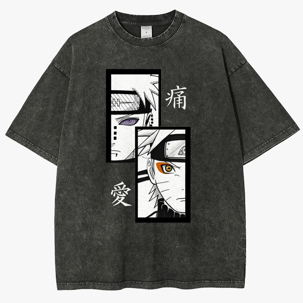 Naruto Unisex Fit Washed T-Shirt