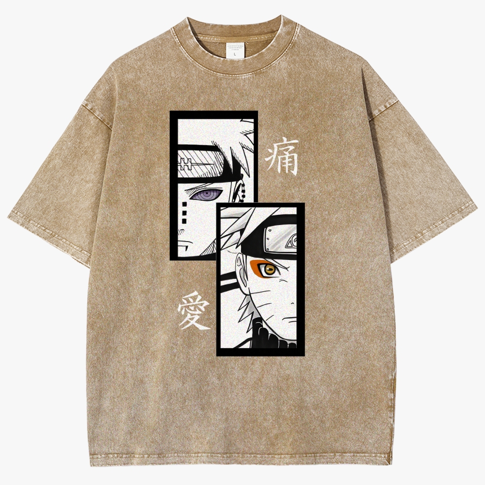 Naruto Unisex Fit Washed T-Shirt