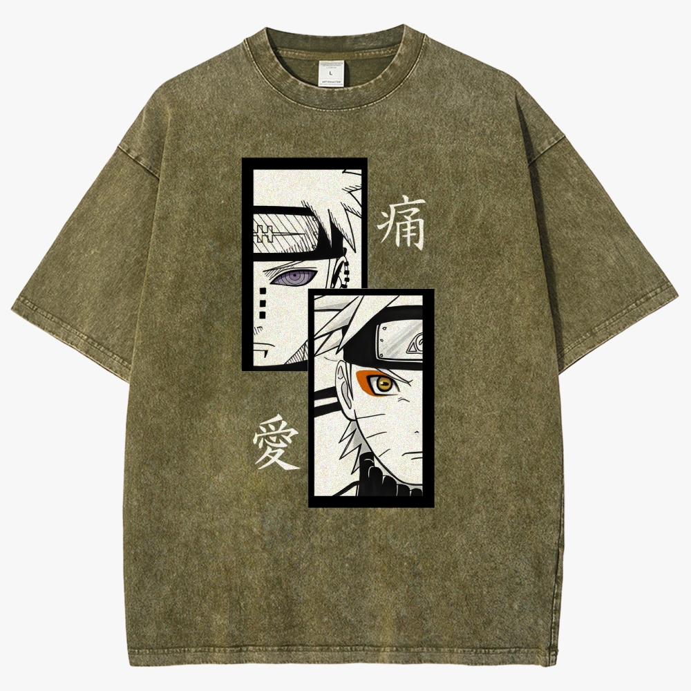 Naruto Unisex Fit Washed T-Shirt