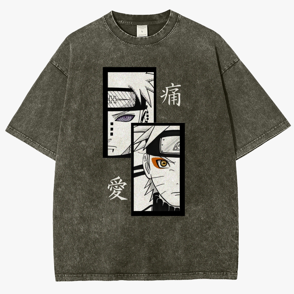 Naruto Unisex Fit Washed T-Shirt