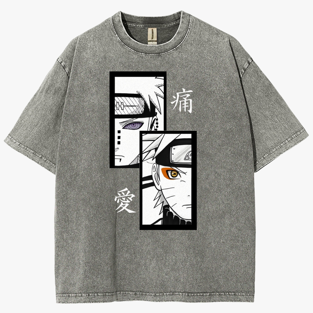 Naruto Unisex Fit Washed T-Shirt
