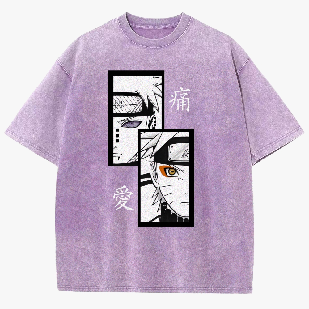 Naruto Unisex Fit Washed T-Shirt