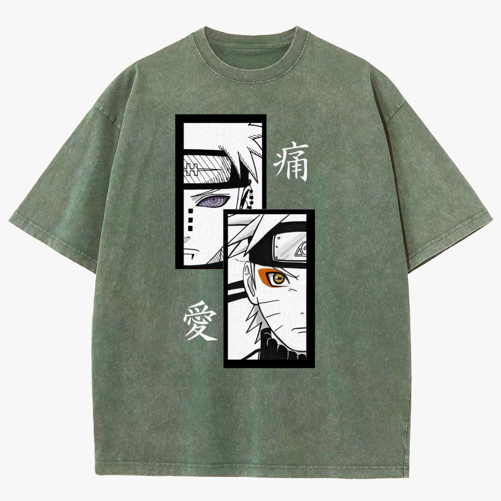 Naruto Unisex Fit Washed T-Shirt