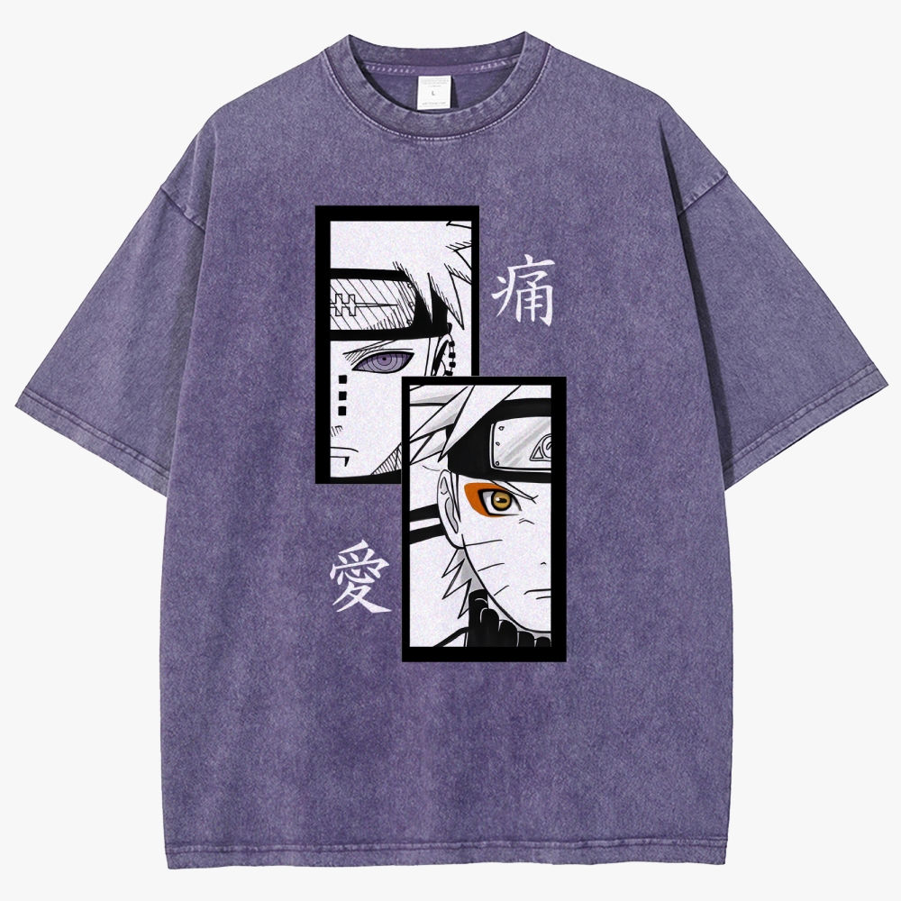 Naruto Unisex Fit Washed T-Shirt