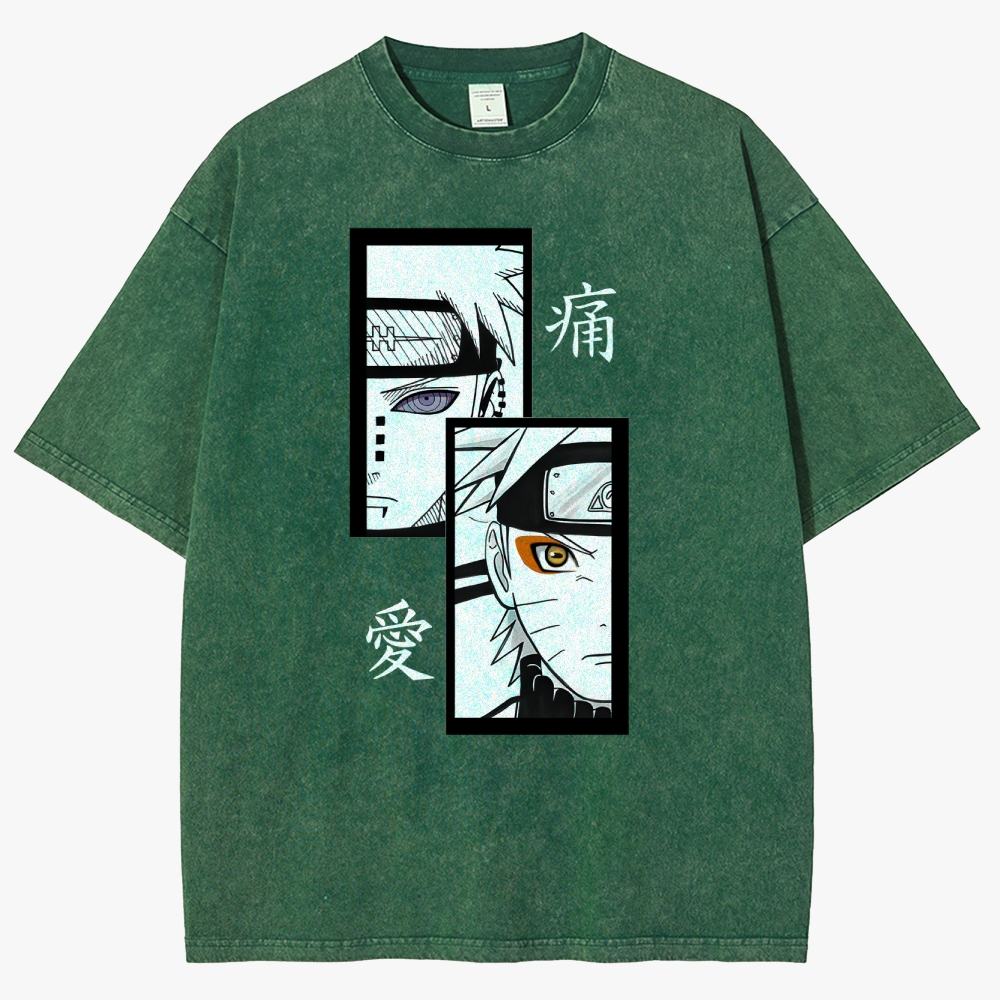 Naruto Unisex Fit Washed T-Shirt